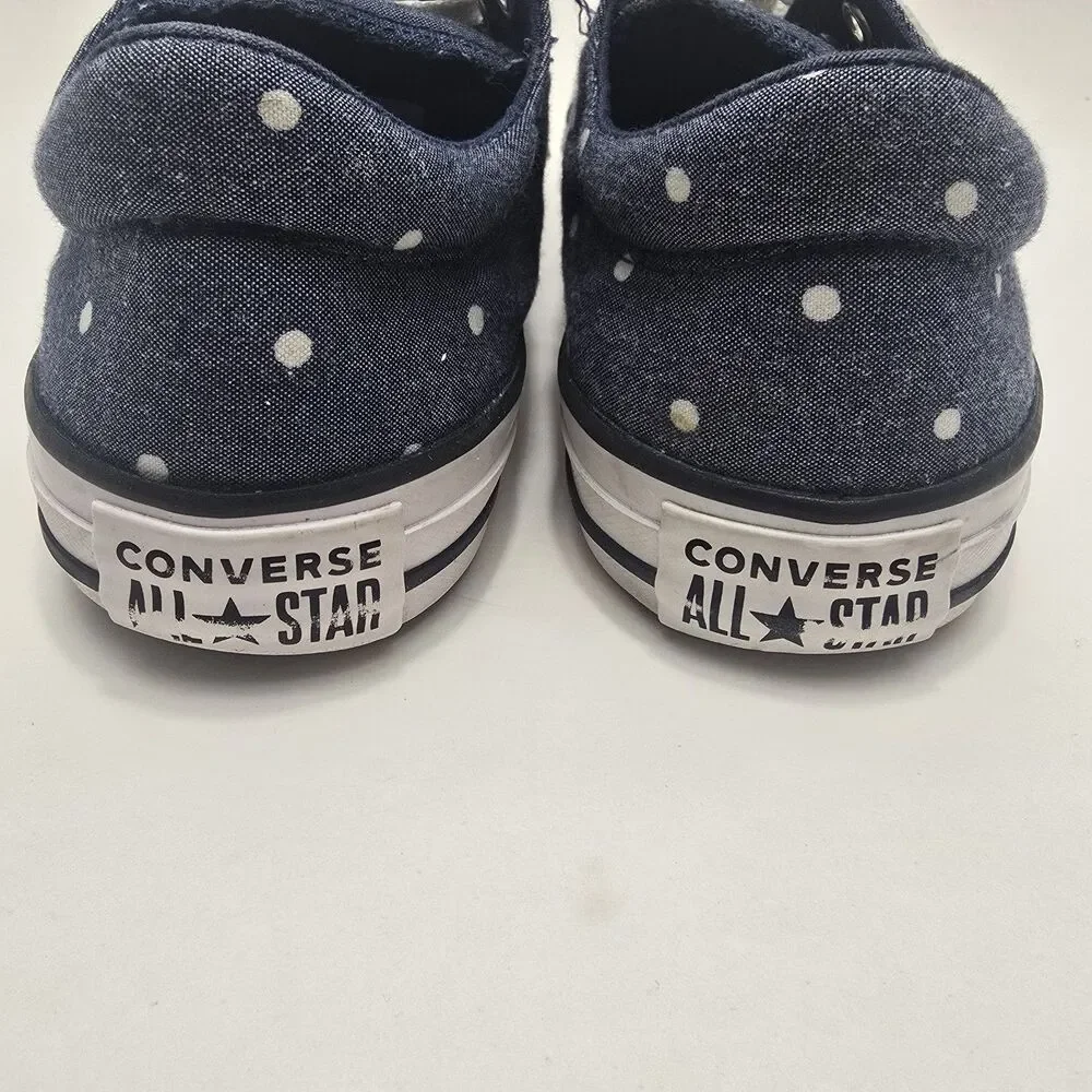 Polka Dot Jean Converse Madison Chuck Taylor Shoes Women’s Size 8.5
